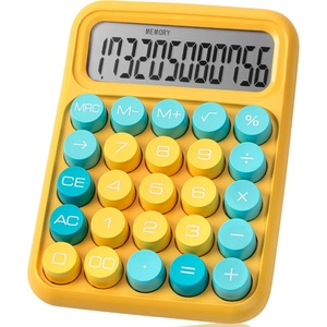 image:imageMr Pen Mechanical Switch Calculator 12 Digit Large LCD Display  Colorful with Big Buttons Mechanical Switch Calculator for Home School OfficeLagoon