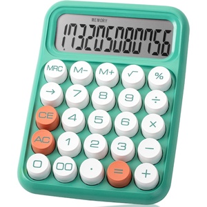 image:imageMr Pen Mechanical Switch Calculator 12 Digit Large LCD Display  Colorful with Big Buttons Mechanical Switch Calculator for Home School OfficePistachio