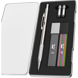 image:imageMr Pen Metal Mechanical Pencil Set with Lead Refills amp Erasers 2 Pack  09mm 4x Tubes 2B Lead Refill 4x Eraser Refills for School Supplies Note Taking Drawing Sketching Office20mm