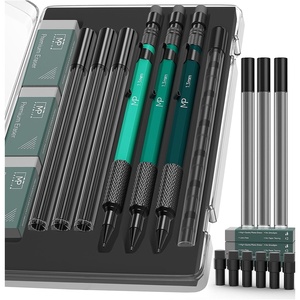 image:imageMr Pen Metal Mechanical Pencil Set with Lead Refills amp Erasers 3 Pack  13 mm 3x Lead amp 6x Eraser Refills 3x Premium Erasers Ideal for Precision Drawing Pencils for Sketching Fathers Day Gift