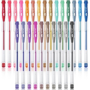 image:imageMr Pen Metallic Gel Pens 25 Pack Assorted Vibrant Colors  Metallic Gel Pens for Journaling Doodling Drawing Lettering amp Coloring Writes on Light amp Dark Paper1 Count Pack of 1