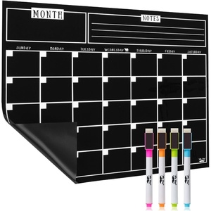 image:imageMr Pen Monthly Magnetic Dry Erase Board Calendar for Fridge 147x118  Gray Monthly Planner Whiteboard for Refrigerator with 4 Dry Erase Markers for Family Schedules Chores Meal PlanningBlack
