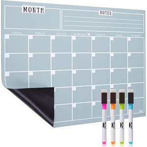 image:imageMr Pen Monthly Magnetic Dry Erase Board Calendar for Fridge 147x118  Gray Monthly Planner Whiteboard for Refrigerator with 4 Dry Erase Markers for Family Schedules Chores Meal PlanningGray