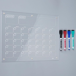 image:imageMr Pen Monthly Magnetic Dry Erase Board Calendar for Fridge 147x118  Gray Monthly Planner Whiteboard for Refrigerator with 4 Dry Erase Markers for Family Schedules Chores Meal PlanningClear