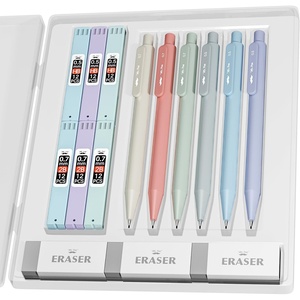 image:imageMr Pen Pastel Mechanical Pencil Set with Lead Refills amp Erasers 6 Pack  2 Sizes 05 amp 07mm 6x Tubes HB amp 2B Lead Refill 3x Erasers for School Supplies Note Taking Drawing Sketching Office1 Count Pack of 1