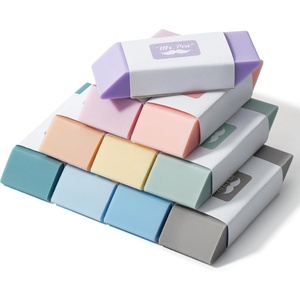image:imageMr Pen Pencil Erasers 10 Pack Morandi Colors  Soft Rubber Pencil Erasers for School Office Art Sketching Homework Exams Clean SmudgeFree Correction