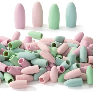 image:imageMr Pen Pencil Top Erasers 120 Pack Vibrant Colors LatexFree  NoSmudge Cap Pencil Erasers for Precise Erasing Kids Teachers Studying SuppliesPastel