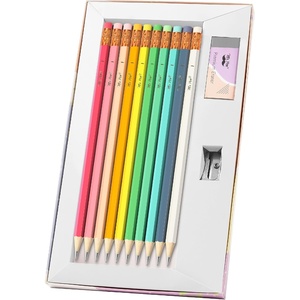 image:imageMr Pen Pencils 2 HB 10 Pack Black Lead Vibrant Wooden Barrels  Pencils Set for Gift