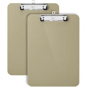 image:imageMr Pen Plastic Clipboard 125 x 9 2 Pack Clipboard Plastic  LowProfile Metal Clip with Retractable Hanging HoleFaded Earthy