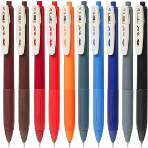 image:imageMr Pen Retractable Gel Pens 10 Pack Dark Vintage Ink Fine Point 05 mm  Fast Dry Smooth Writing Cute Pens for Drawing Writing Planner and School Supplies