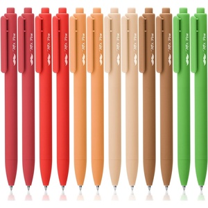 image:imageMr Pen Retractable Gel Pens 12 Pack Black Ink  Old Mill Color Barrel Gel Pens Gel Pens Fine Point 05mm Retractable Pens Cute Pens Gel Ink Pens