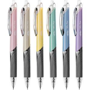 image:imageMr Pen Retractable Gel Pens 6 Pack Black Ink Fine Point 05 mm  Fast Dry Smooth Writing Cute Gel Ink Pens for Drawing Journaling Writing Planner and School Supplies