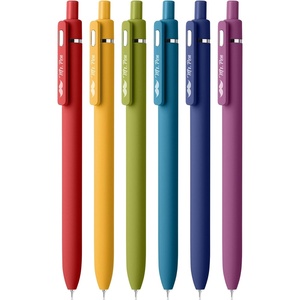 image:imageMr Pen Retractable Gel Pens 6 Pack Black Ink Vintage Barrels  Fine Point 05 mm Fast Dry Smooth Writing Gel Ink Pens for Drawing Writing Planner and School SuppliesVintage Barrels