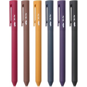 image:imageMr Pen Retractable Gel Pens 6 Pack Vintage Color Ink Silicone Barrel  Fine Point 05 mm Fast Dry Smooth Writing Cute Gel Ink Pens for Drawing Writing Planner and School Supplies