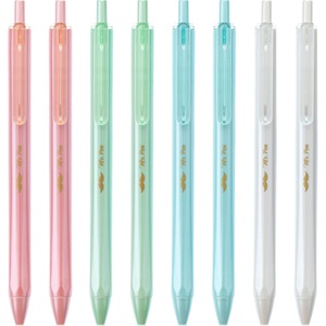 image:imageMr Pen Retractable Gel Pens 8 Pack Black Ink Pastel Barrels  Fine Point 05 mm Fast Dry Smooth Writing Gel Ink Pens for Drawing Writing Planner and School Supplies