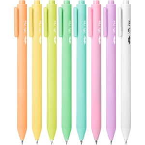 image:imageMr Pen Retractable Gel Pens 8 Pack Macaron Pastel Color Ink  Fine Point 07 mm Fast Dry Smooth Writing Cute Gel Ink Pens for Drawing Writing Planner and School Supplies