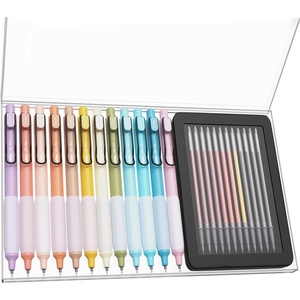 image:imageMr Pen Retractable Gel Pens with Case 12 Pack Assorted Color Ink  12 Refills Fine Point 05 mm Fast Dry Smooth Writing Cute Gel Ink Pens for Drawing Writing Planner and School Supplies