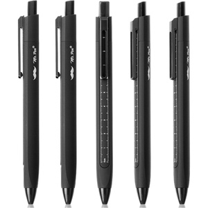 image:imageMr Pen Retractable Gel Pens with Ruler 5 Pack Black Ink Gel Pens