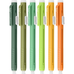 image:imageMr Pen Retractable Mechanical Eraser Pen 6 Pack Earthy Colors Erasers for Pencils Eraser for ArtistsCitrus