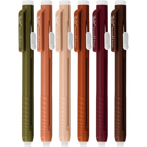 image:imageMr Pen Retractable Mechanical Eraser Pen 6 Pack Earthy Colors Erasers for Pencils Eraser for ArtistsEarthy