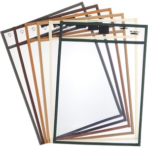 image:imageMr Pen Reusable Dry Erase Pocket Sleeves 10 x 14 6 Pack Colorful  Clear Plastic Paper Sleeves Ticket Holders Clear Plastic Sheet Protectors Teacher School Classroom SuppliesDesert Dusk