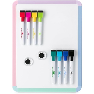image:imageMr Pen Small Dry Erase Board 125x95 Inches  Whiteboard with 8 Fine Point Dry Erase Markers and 2 Board Magnets Magnetic Small White Board for Students HomeColorful