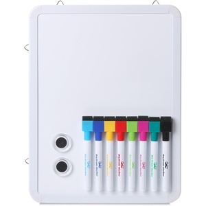 image:imageMr Pen Small Dry Erase Board 125x95 Inches  Whiteboard with 8 Fine Point Dry Erase Markers and 2 Board Magnets Magnetic Small White Board for Students HomeWhite