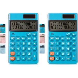 image:imageMr Pen Standard Function Calculator 24 Pack 12 Digits  Blue Small Calculator BulkBlue