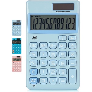 image:imageMr Pen Standard Function Calculator 24 Pack 12 Digits  Blue Small Calculator BulkLight Blue