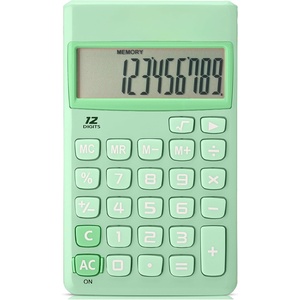 image:imageMr Pen Standard Function Calculator 24 Pack 12 Digits  Blue Small Calculator BulkPastel Green