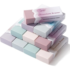 image:imageMr Pen White Pencil Eraser 10 Pack  Large Latex Free Vinyl Block Erasers for School Office Art Sketching Homework Exams Clean SmudgeFree CorrectionWavy Sleeve Morandi Colors