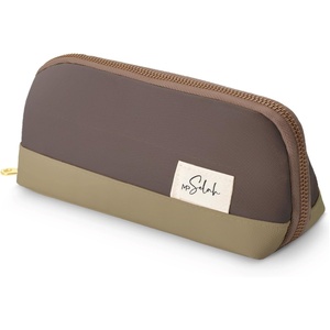 image:imageMr Pen WideOpening Pencil Case Triangle Design  Compact amp Spacious Pencil Cases with 5 Mesh Pockets Bag Pouch Box Organizer for Students School Supplies Aesthetic SupplyBrown