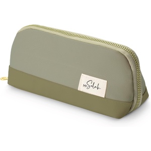 image:imageMr Pen WideOpening Pencil Case Triangle Design  Compact amp Spacious Pencil Cases with 5 Mesh Pockets Bag Pouch Box Organizer for Students School Supplies Aesthetic SupplyForest Green