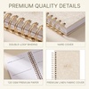 image:imageMr Pen Abide Bible Study Journal A5 Hardcover Journal with 136 Pages  120gsm Paper Gold Metal Double Spiral Christian Gift for Women SOAP Bible Study Method Design in the US by Kacy Nicoles
