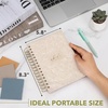 image:imageMr Pen Abide Bible Study Journal A5 Hardcover Journal with 136 Pages  120gsm Paper Gold Metal Double Spiral Christian Gift for Women SOAP Bible Study Method Design in the US by Kacy Nicoles