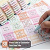 image:imageMr Pen Bible Tabs 120 pcs Garden Glory Laminated Bible Tabs for Women