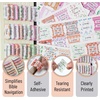 image:imageMr Pen Bible Tabs 120 pcs Garden Glory Laminated Bible Tabs for Women