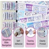 image:imageMr Pen Bible Tabs 120 pcs Lavender Breeze  Laminated Bible Tabs for Women