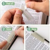image:imageMr Pen Bible Tabs 75 Tabs  Translucent Pink Laminated Bible Tabs for Women and Men Bible Tabs for Study Bible Index Tabs Bible Labels TabsTranslucent Olive Green