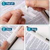 image:imageMr Pen Bible Tabs 75 Tabs  Translucent Pink Laminated Bible Tabs for Women and Men Bible Tabs for Study Bible Index Tabs Bible Labels TabsTranslucent White