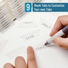 image:imageMr Pen Bible Tabs 75 Tabs  Translucent Pink Laminated Bible Tabs for Women and Men Bible Tabs for Study Bible Index Tabs Bible Labels TabsTranslucent White
