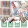 image:imageMr Pen Bible Tabs 75 Tabs  Transparent Muted Earth Colors Laminated Bible Tabs for Women and Men Bible Tabs for Study Bible Index Tabs