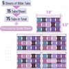 image:imageMr Pen Bible Tabs 75 Tabs Amethyst Dreams  Laminated Bible Tabs for Women and Men Bible Tabs for Study Bible Bible Index Tabs Bible Book Tabs Bible Labels Tabs
