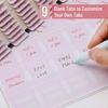 image:imageMr Pen Bible Tabs 75 Tabs Baby Pink Bronze Foil Embossed Lettering  Laminated Bible Tabs for Women and Men Bible Tabs for Study Bible Index Tabs Bible Book Tabs Bible Labels Tabs