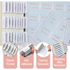 image:imageMr Pen Bible Tabs 75 Tabs White Bronze Foil Embossed Lettering  Laminated Bible Tabs for Women and Men Bible Tabs for Study Bible Index Tabs Bible Book Tabs Bible Labels Tabs