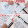 image:imageMr Pen Bible Tabs 75 Tabs White Bronze Foil Embossed Lettering  Laminated Bible Tabs for Women and Men Bible Tabs for Study Bible Index Tabs Bible Book Tabs Bible Labels Tabs