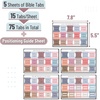 image:imageMr Pen Bible Tabs 75 pcs Rooted Rhythm Laminated Bible Tabs for Women