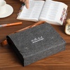 image:imageMr Pen Felt Bible Cover Case Medium Size  Felt Carrying Book Case with Leather Straps Bible Protective Church Bag for Men amp Women Christian Gifts Gray