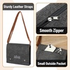 image:imageMr Pen Felt Bible Cover Case Medium Size  Felt Carrying Book Case with Leather Straps Bible Protective Church Bag for Men amp Women Christian Gifts Gray