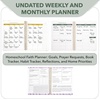 image:imageMr Pen Homeschool Planner 85 x 11  Designed in Partenership with Teach Them Diligently Undated Weekly amp Monthly Organizer Spiral Bound